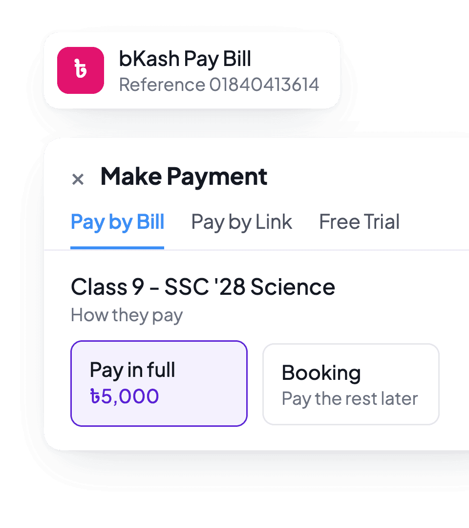 Pay Bill in the CRM