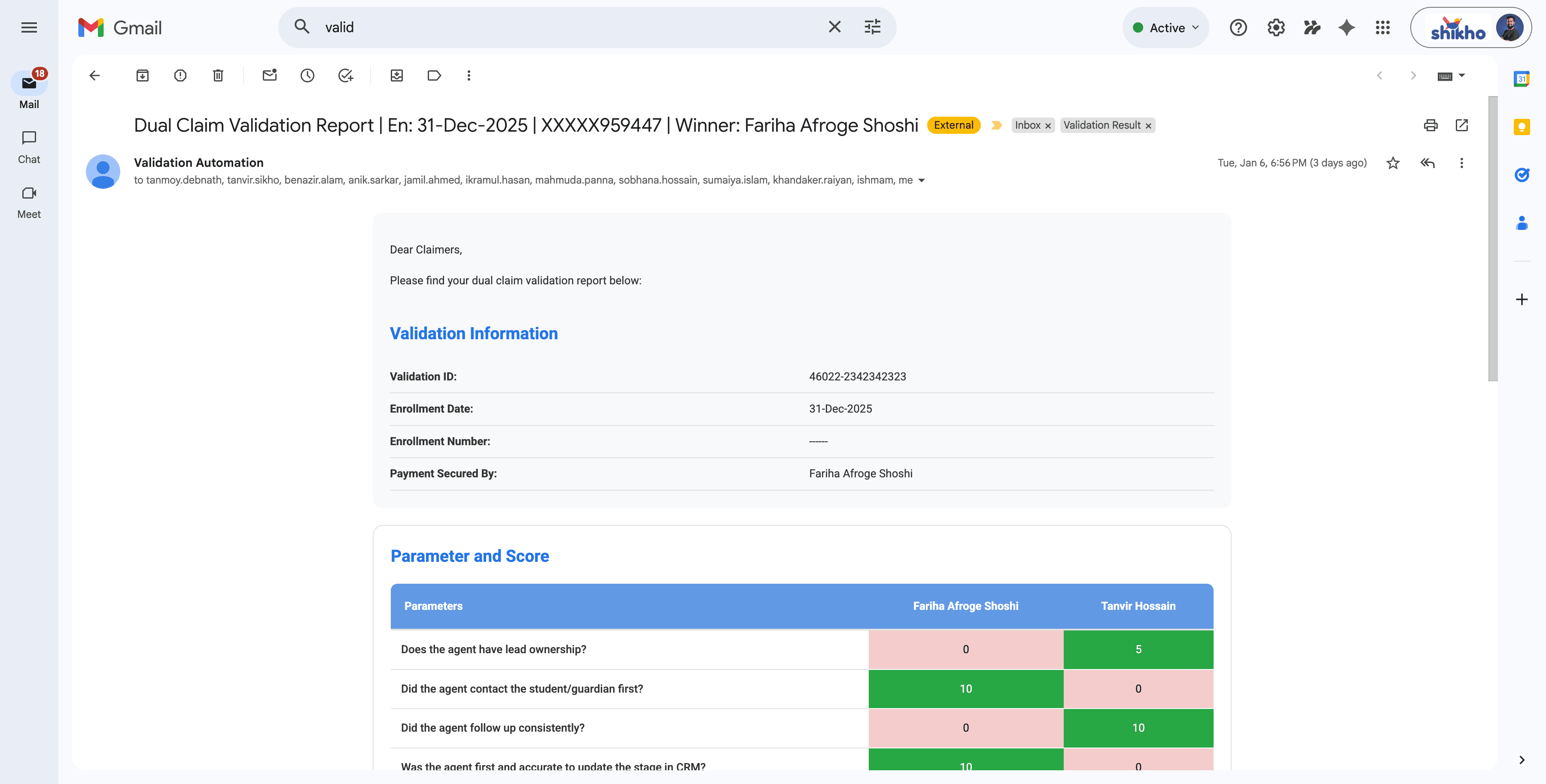 Mail Automation System